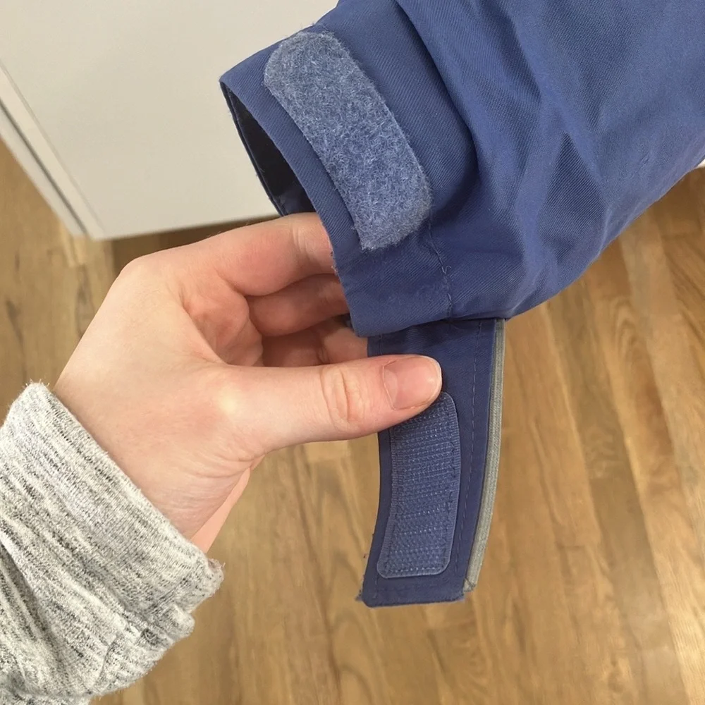 Columbia Girl’s Omni-Heat Blue White Waterproof Breathable Winter Coat Jacket